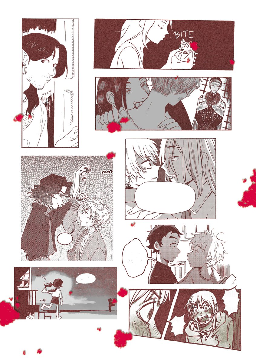 I am excited to announce the release of MIDNIGHT SNACK: a vampire comic anthology!! Lots of blood, sweat, and tears went into the making of this book. Please check out everyone's beautiful work!!!

(Digital: 10USD, Physical Pre-order: 25USD)
gumroad.com/midnightsnack