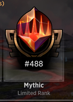 py__'s tweet image. Did the serious ladder grind for the first time since M20. Took 12 drafts to get from low gold to Diamond 2, then hit a rut and took 11 drafts for the last run. Went cycling ~40% of the time (lower than I should have).