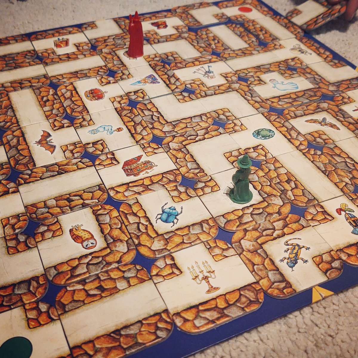 BriansGotGame's tweet photo. Kids choice..... and it's Labyrinth from Ravensburger. Seeing how it came out in 1986 I would say this is a #classic. #boardgame #familygames #tabletop #everynightisgamenight https://t.co/pUFPs8nY6k