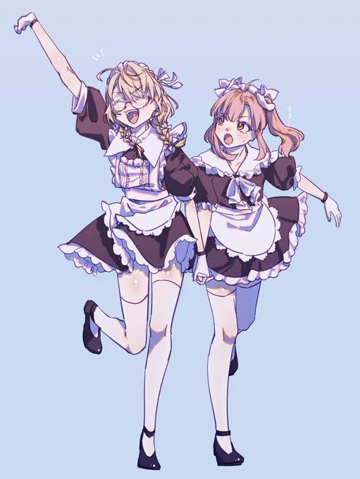 #にじさんじ五十音順にメイド服着せる
#遠い北からの絵手紙 
#りねの自由帳 