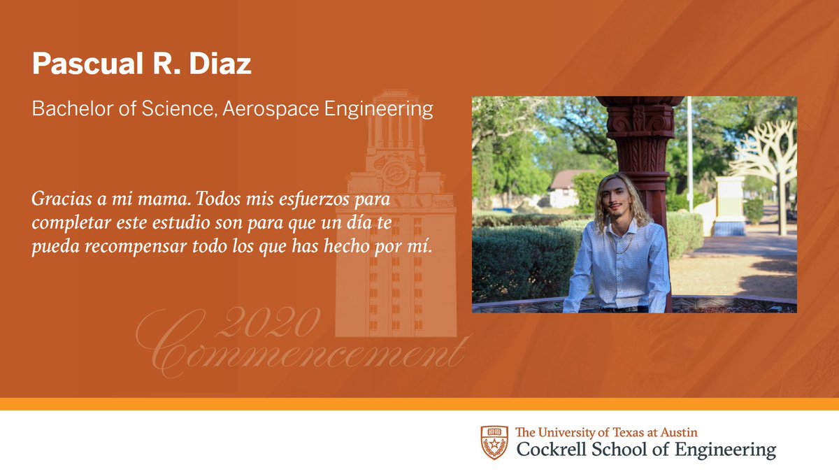 Bachlor of Science in Aerospace Engineering from the Cockrell School of Engineering at the University of Texas at Austin 
- 2.8 GPA 
- no minors/certificates 
- 0 internships 
- 0 research experiences 
- studied abroad 0 times 
- 0 job offers