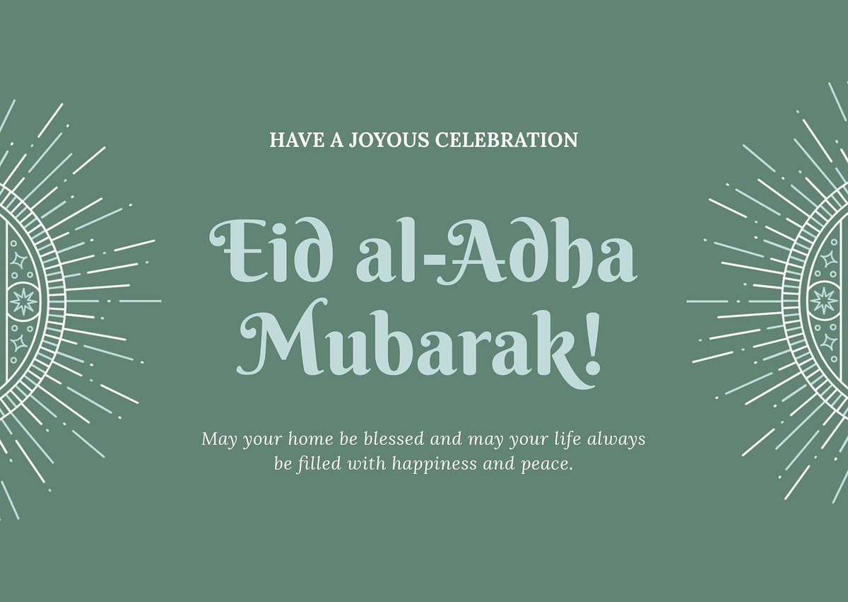 rcmm2006's tweet photo. May this Eid bring joy and love to your heart and create all the opportunities of success for you! Eid Mubarak! ❤ https://t.co/t41e352wAX