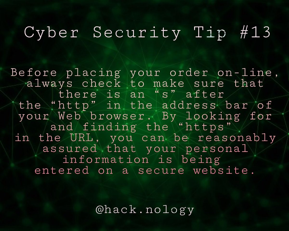 hackonology's tweet photo. Cyber Security #HackonologyTip 13 #hackonology #IndianCyberSecurity #MakeITSecure #WeAreIndianWeAreGreat https://t.co/4SDWgPtpH3