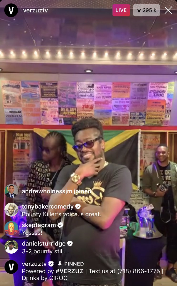 AndrewHolnessJM's tweet image. Enjoying the clash of two veterans, Beenie and Bounty.

Jamaica’s culture is global.