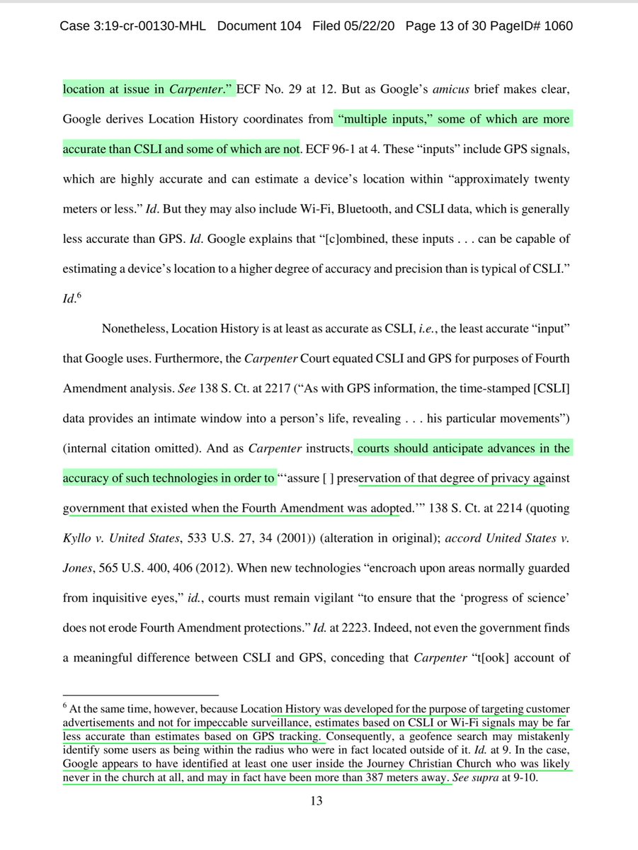 Defendant primary argument:“warrant was invalid because it was a general warrant, fatally overbroad and devoid of particularity...therefore impermissible under the Fourth Amendment” hence “void ab initio”look at the black box on page 12 - do you get why this case is IMPORTANT?