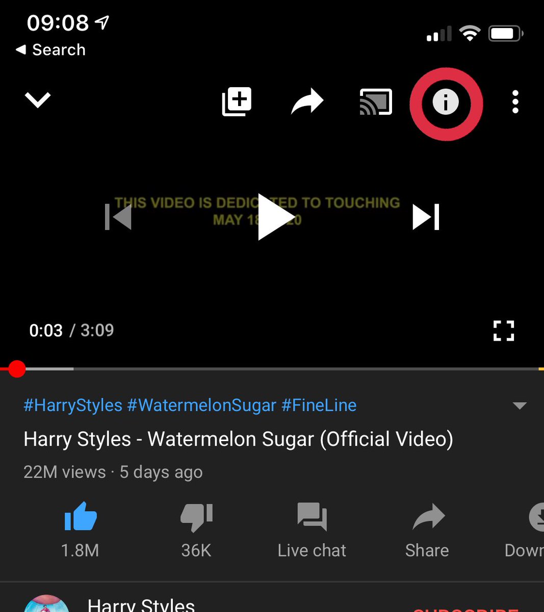 xchillininmebox's tweet photo. HARRY STYLES LITERALLY ADDED THE LINK TO โGUYSโ OF THE 1975 TO THE WS MUSIC VIDEO AND WE ARE SLEEPING ON IT. #HarryStyles #WatermelonSugar #WatermelonSugarMV #1D #1direction #1direction2020 https://t.co/3hEv4NKLBZ