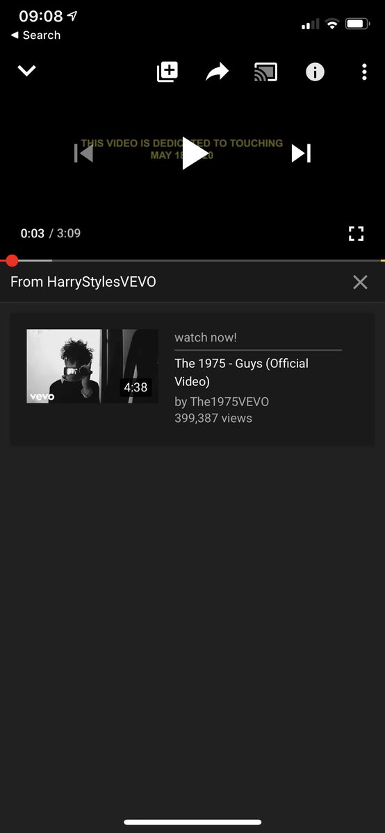 xchillininmebox's tweet photo. HARRY STYLES LITERALLY ADDED THE LINK TO โGUYSโ OF THE 1975 TO THE WS MUSIC VIDEO AND WE ARE SLEEPING ON IT. #HarryStyles #WatermelonSugar #WatermelonSugarMV #1D #1direction #1direction2020 https://t.co/3hEv4NKLBZ