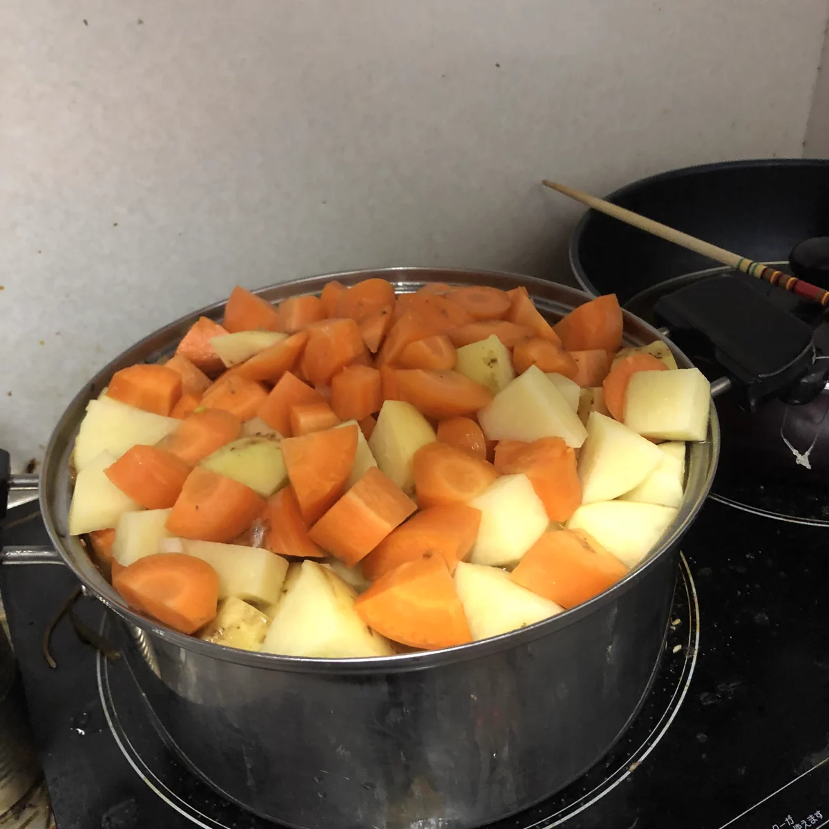 カレー作り下手くそ選手権！どうしてこうなった！こんなに具を入れたらどうしようもないww