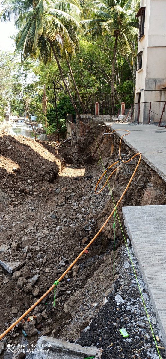 MogheAmit's tweet photo. @supriya_sule . We at Chintamani Residency are at great Risk. The Society Wall Construction work is at stand still with Monsoons knocking at the door. Your intervention is highly appreciated. The inaugration of this work was done by you 2-3 months back. https://t.co/VGj3rf6fUe