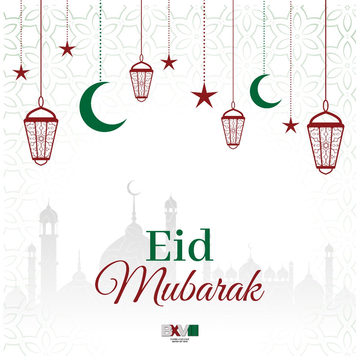iamabdullaaah's tweet photo. Wishing you a very Happy Eid Mubarak. Cherish every moment of this beautiful festival and know that all your dreams will come true soon. Eid Mubarak!
#BatchOf2018 https://t.co/DLs0NX8fgk