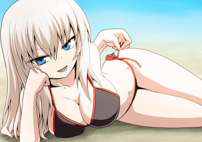 #あったかくなってきたから水着絵貼ろうぜ 