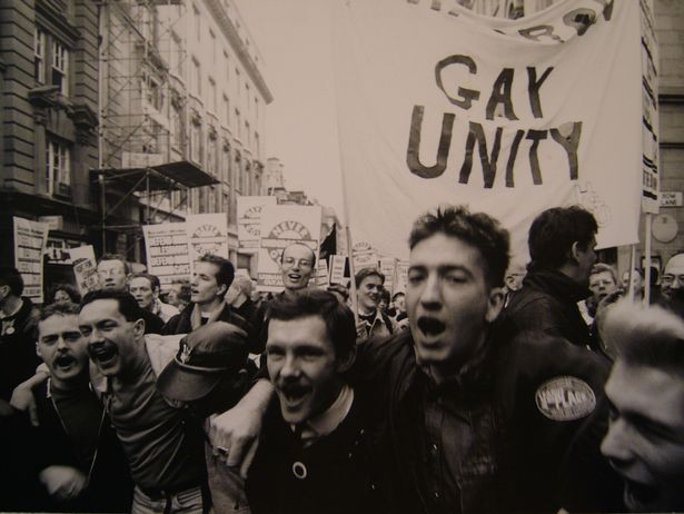 In the month before it was due to become law, numerous rallies and protests were organised. In Manchester, 20,000 took to the streets, while in LondonChris Smith joined Michael Cashman (of EastEnders) in ‘Britain’s biggest ever gay rights rally’.