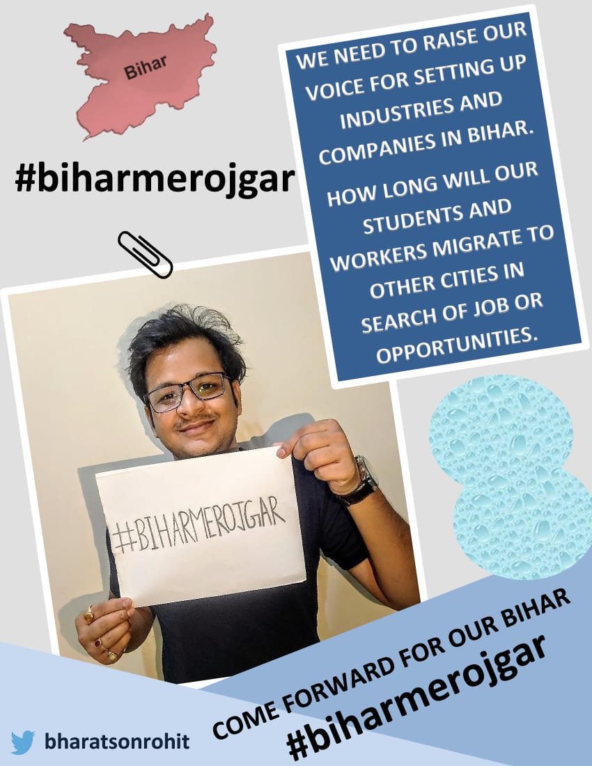 bharatsonrohit's tweet image. Bahut hua Rajput , Pandit,yadav, Baniya....!!!
Ab bihar k janta ko nahi chaiye jaat paat k Rajneeti...!! 
Ab chaiye Bihar m rojgar ....ab chaiye Berozgari s Azadiii....!!

#biharmangerojgar 
#pmoindia #PMO #rksingh #nitishkumar #etv #aajtak #Bihar #nitishkumar #BiharNews #ZeeNews