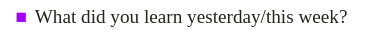 Great Question You Should Occasionally Ask Yourself