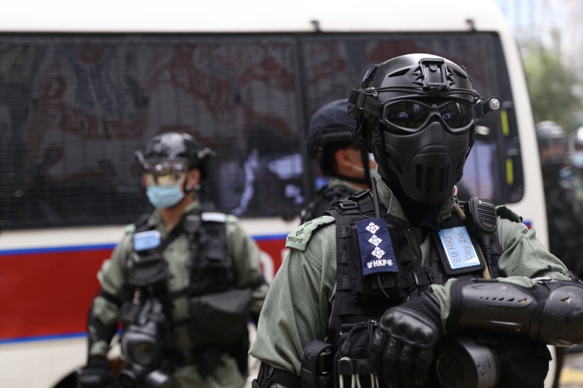 Some of the masks police wore. In their recent report, police watchdog IPCC ruled that uniform worn by special tactical squad isn’t regarded as police uniform under the Police Force Ordinance, so it’s not necessary for them to display their warrant ID.