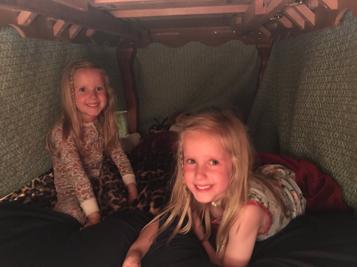 Dnordstrom31's tweet photo. Bedtime in the fort under the dining room table of course 💗💗#doublesweet #grandtwins https://t.co/Ibm2GF5ouC