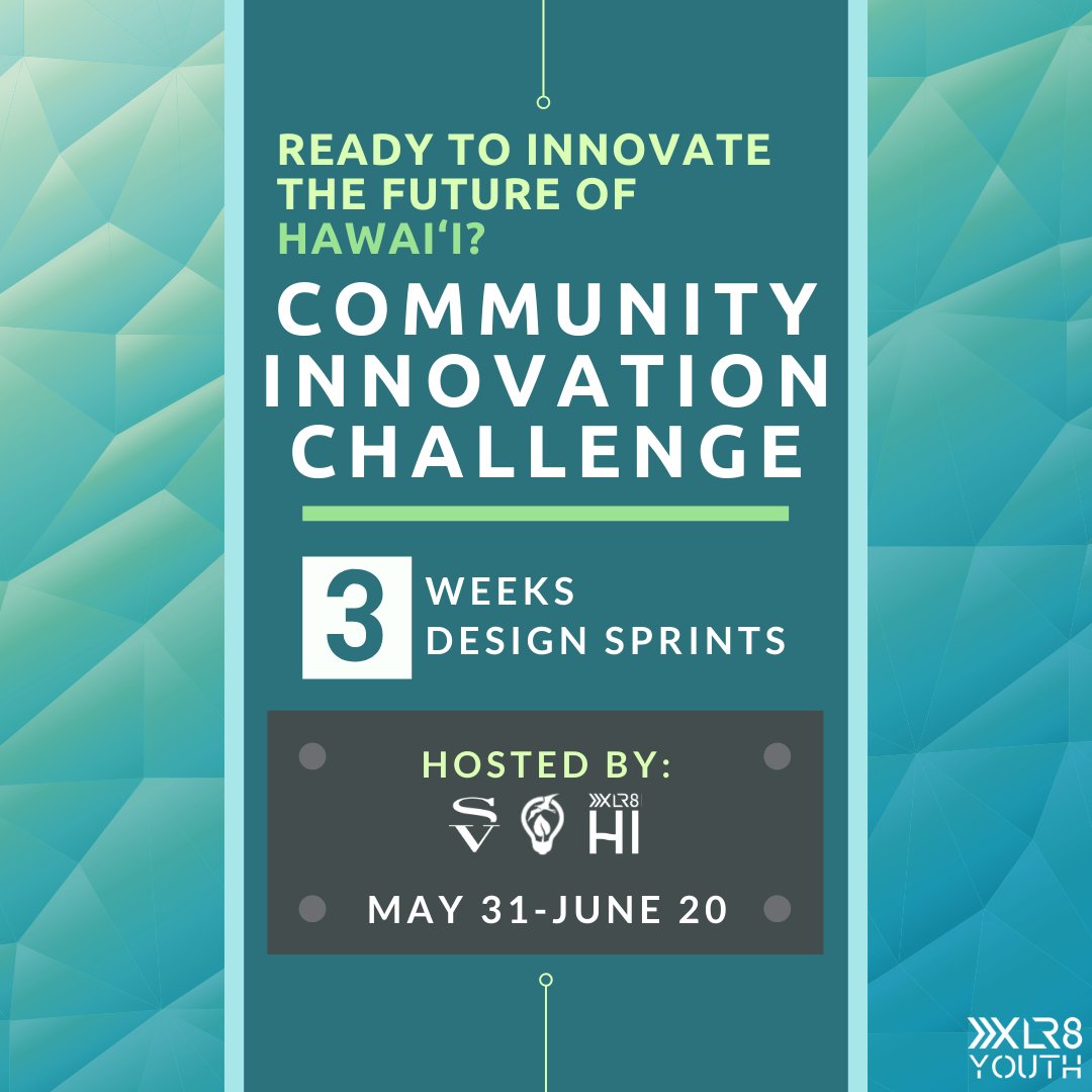 EduIncubator's tweet photo. Ready to innovate the future of Hawaii?  Everyone is needed!

Join us for a series of virtual collaborative design sprints -- let's work together to build a better future for Hawaiʻi!  Up first: Innovation to support the Aloha+ Challenge! https://t.co/FwzS1a2Bfs https://t.co/iH6CXrJbLD
