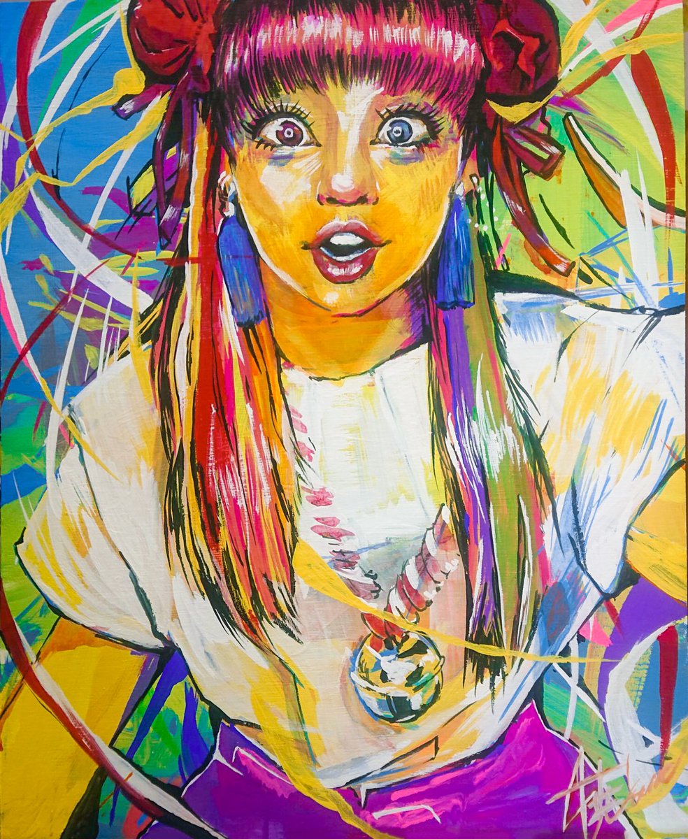 中村暁華音 Akane Nakamura On Twitter V Model 鈴木もも Szmm7 Illustration Illust Painter Painting Paint Art Art Artist Livepaint Livepainting イラストエッセイ イラストレーター イラスト ライブペイント ライブペインター