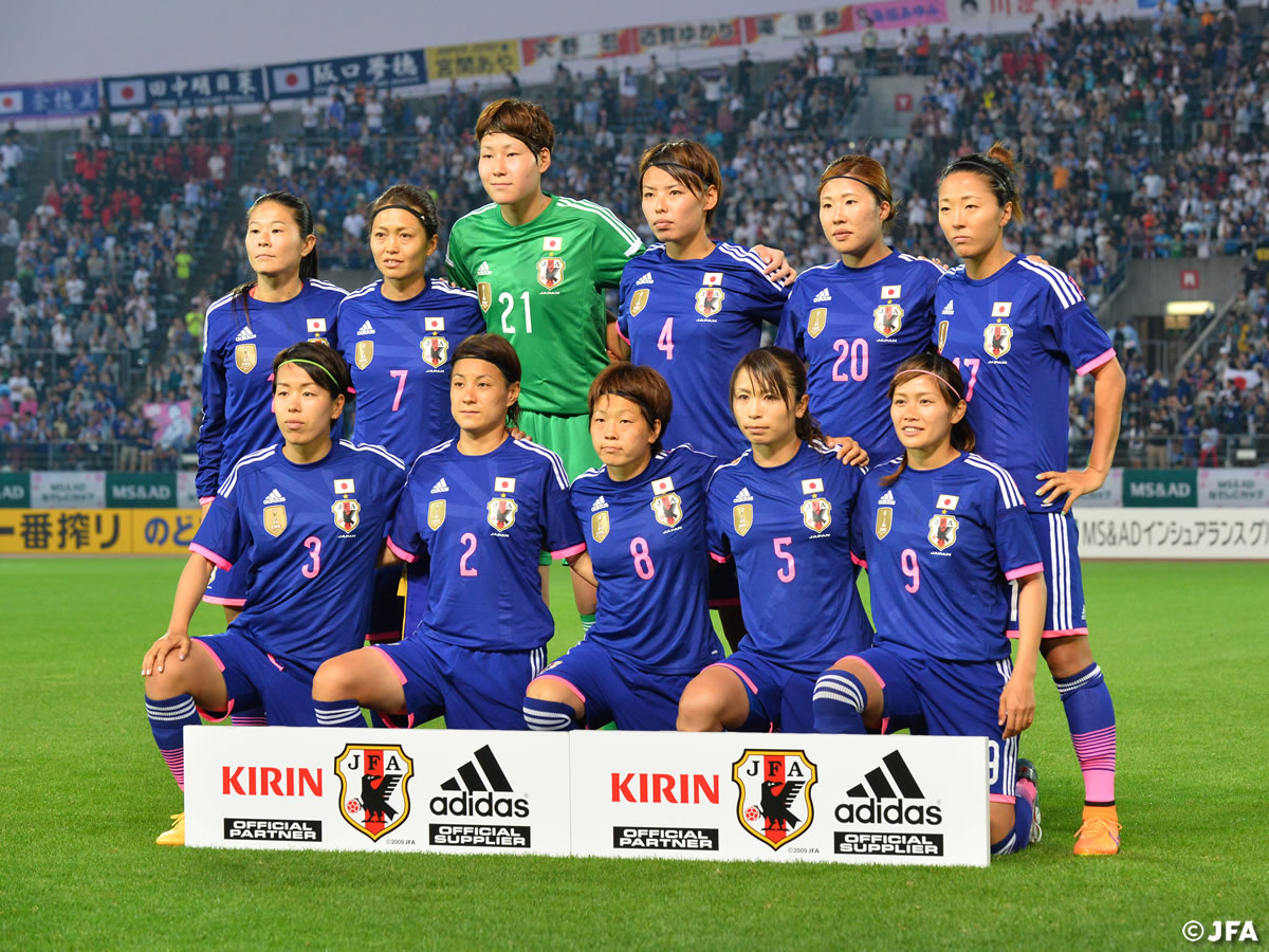 Jfaなでしこサッカー Onthisday 15 5 24 なでしこジャパン Gk 山根恵里奈 Df 近賀ゆかり 岩清水梓 鮫島彩 川村優理 67 宇津木瑠美 熊谷紗希 Mf 澤穂希 安藤梢 63 菅澤優衣香 宮間あや C 川澄奈穂美 Ht 大野忍 Fw 大儀見優季