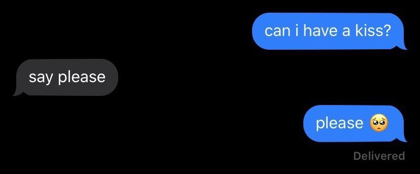 Monsta X as responses to "can i have a kiss?" texts : a thread
