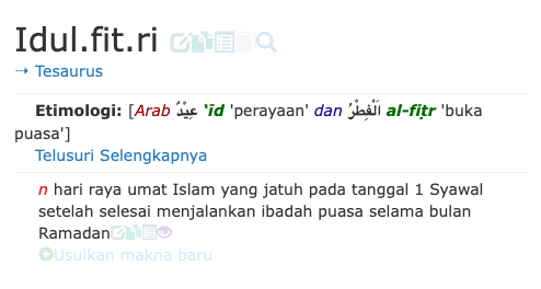 Fauzan Al Rasyid Pa Twitter Kenapa Begitu Ya Karena Begitulah Yang Tercantum Dalam Kbbi Idulfitri Bukan Idul Fitri