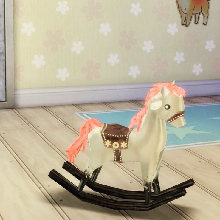 Rocking horse CC (functioning animation coming soon) | Sims 4 Studio