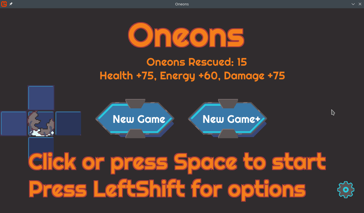 nightblade99's tweet photo. It begins ...
NewGame+ isn't just a difficulty tweak; it's a whole slew of new game content that completely changes how you play.
#Oneons #ScreenshotSaturday #IndieDev #GameDev #PuffinEngine #MonoGame #VideoGames #PCgaming https://t.co/5WC64eqHJB