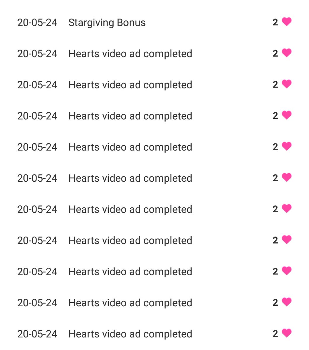 Hello! We can get 72 hearts (42 and 30) on Idol Champ every day by simply following these 5 easy steps!