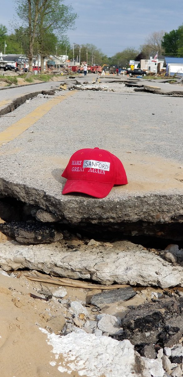 therealbk232's tweet photo. Proud to be Mustang. We will rebuild #sanfordstrong @realDonaldTrump https://t.co/IWp2j6pMPR