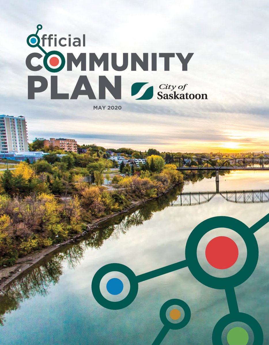 The  #yxe official community plan OCP goes to Council on Monday. It brings together many of the significant planning documents of the last ten years into a collective long-term vision and policy framework for the city.