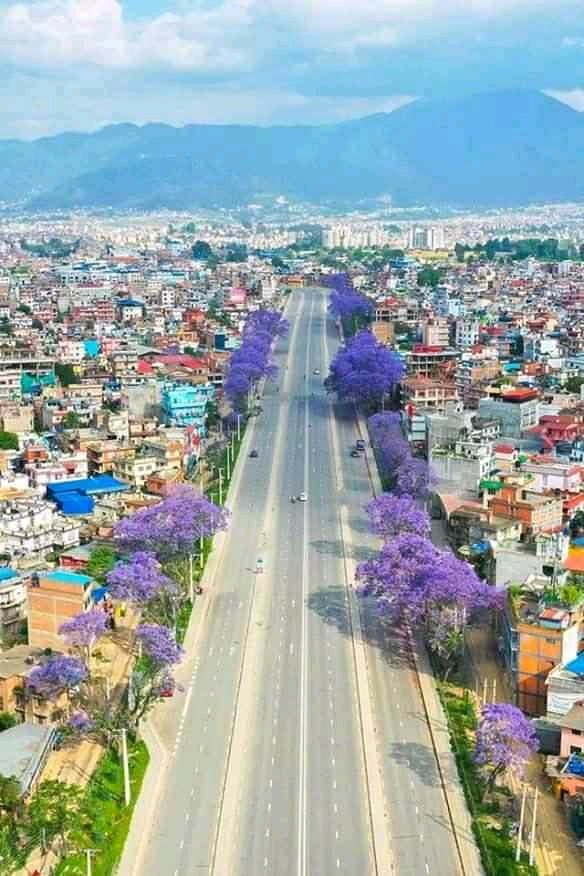 Its 62 days of the lockdown in Nepal, looks nature is happy. 
This photo is from Kathmandu valley's main road. 
#stayhome #staysafe #StaySafeStayHome
