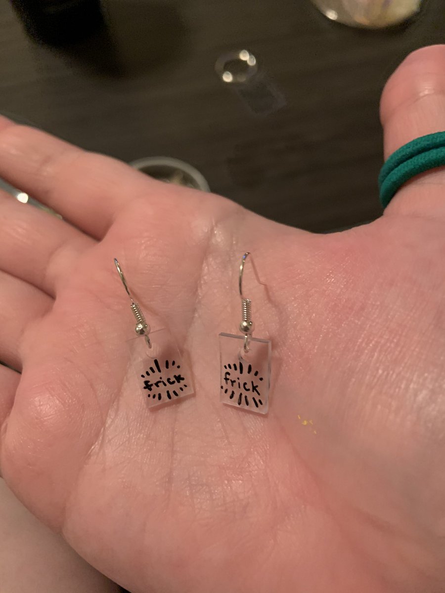various shrinky dink earringsdm to claim or request a customized pair