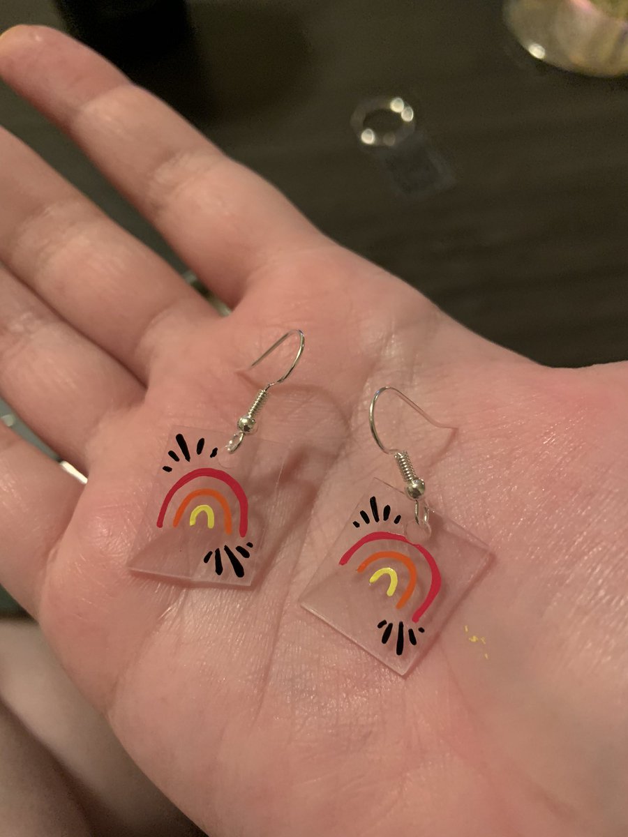 various shrinky dink earringsdm to claim or request a customized pair