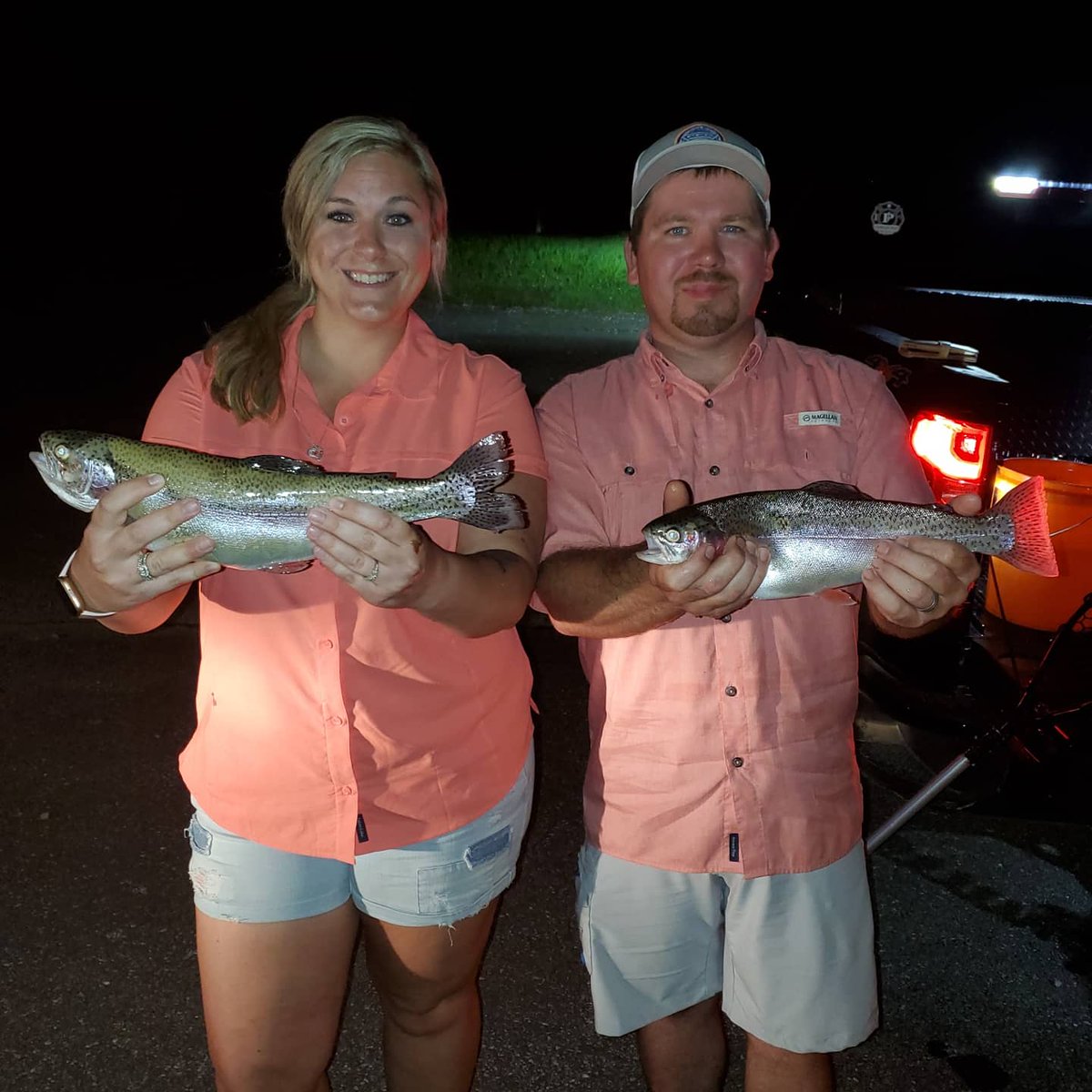 Bad_Boy_Medic's tweet photo. Got it done again this evening. In all, 13 rainbows caught, with the biggest being 18". @BuschMtn 
#fishinglife 
#guidelife
#fishingislife 
#douglasoutdoors https://t.co/lRzDnwsXVx