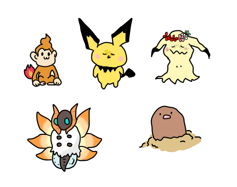 ポケモン 競馬の予想しなきゃいけないので次枠は無いです ポケモンおいとくね フヒヒの人のイラスト