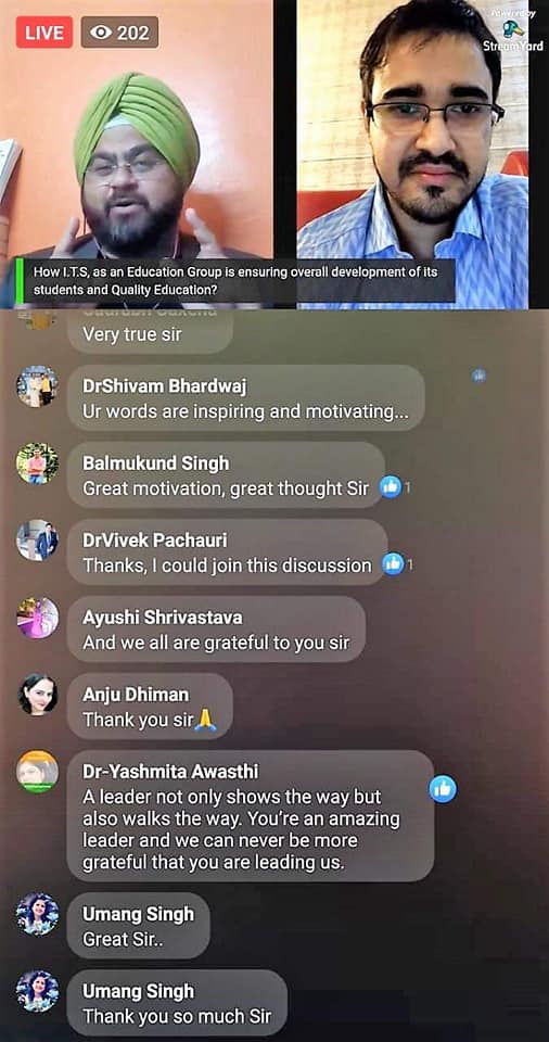 ITSMohanNagar's tweet photo. It was simply awesome to listen to the perspective of Shri Arpit Chadha, Our #ViceChairman, @ITSEduGroup, Ghaziabad during his #LiveInterview infamous #The_Author_Sherry_Show (#MS_Talk_Show) on Friday, 22nd May 2020.
More info: https://t.co/t52UNbCbLt

#Interview #SherryShow https://t.co/msuVX1VSDU
