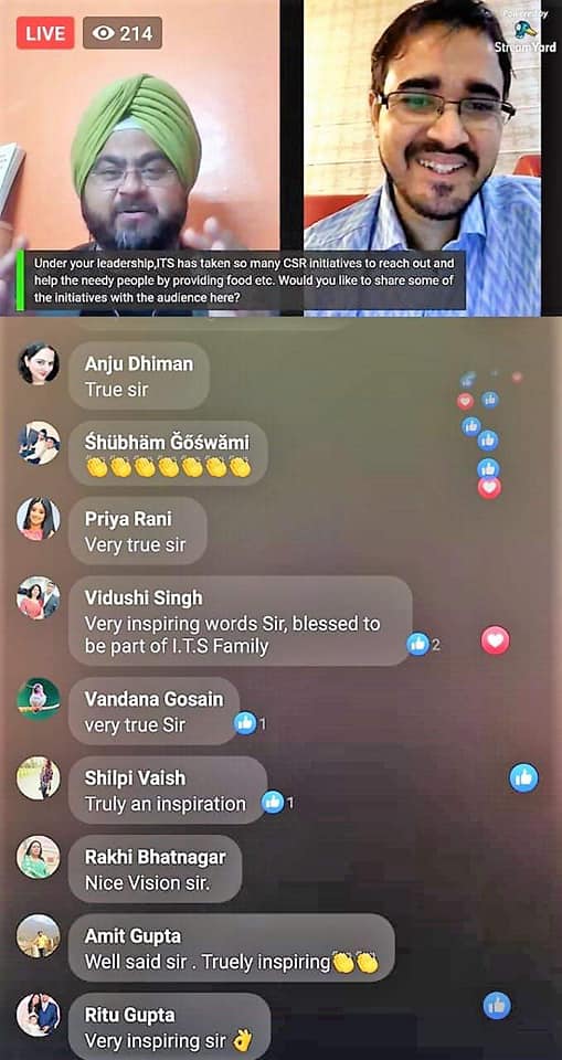 ITSMohanNagar's tweet photo. It was simply awesome to listen to the perspective of Shri Arpit Chadha, Our #ViceChairman, @ITSEduGroup, Ghaziabad during his #LiveInterview infamous #The_Author_Sherry_Show (#MS_Talk_Show) on Friday, 22nd May 2020.
More info: https://t.co/t52UNbCbLt

#Interview #SherryShow https://t.co/msuVX1VSDU