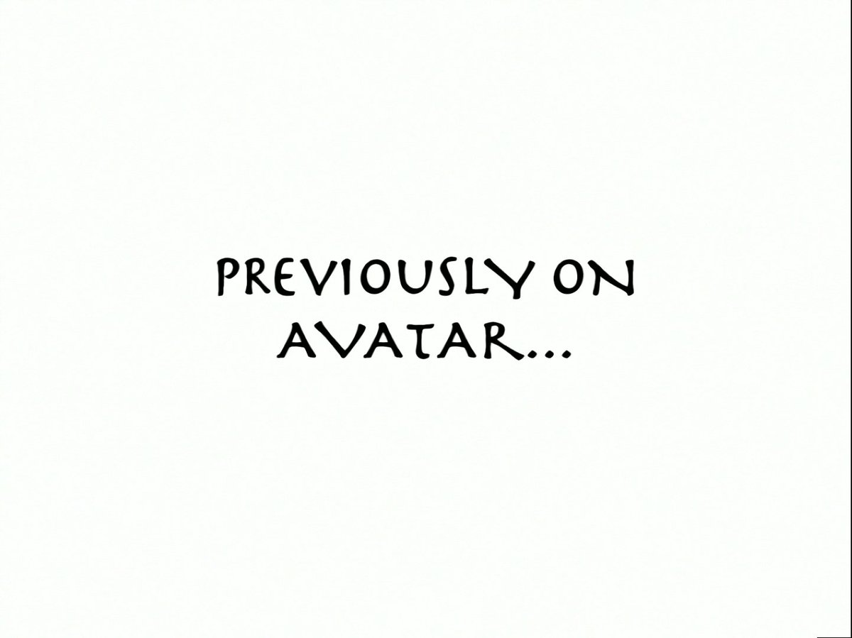 #22 This one's kinda dumb, but The words "Previously on Avatar" are always said by Roku, who was the PREVIOUS AVATAR