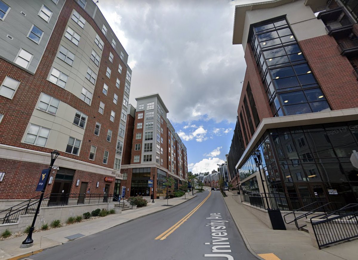 Dang this Morgantown redevelopment is on point. Solid street widths too. (Thanks, land scarcity.)