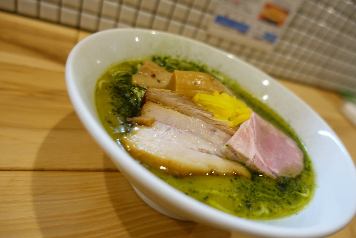 らーめん カッパハウス 旧 完熟 所沢 所沢カッパハウスです 限定の さや抹茶らぁめん 残り食程となっております 宜しくお願い致します