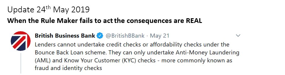 I want to concentrate on just one news story today, as many of you good people here are aware of it. If you have been affected in any way by Starling Bank’s mass decline of BBL applicants and need to speak to someone, I urge you to call  @samaritans on 116 123