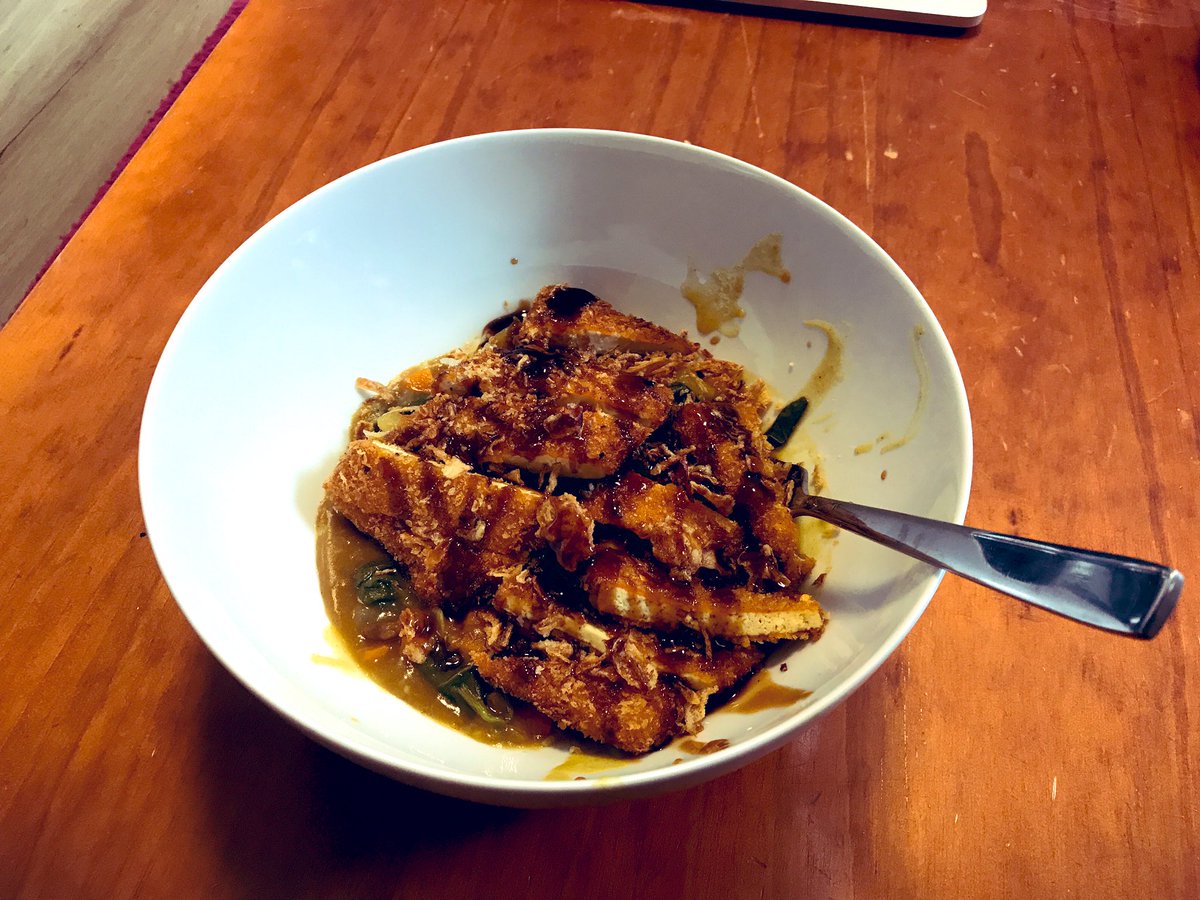 made the tofu spicy this time, will see if it worked...