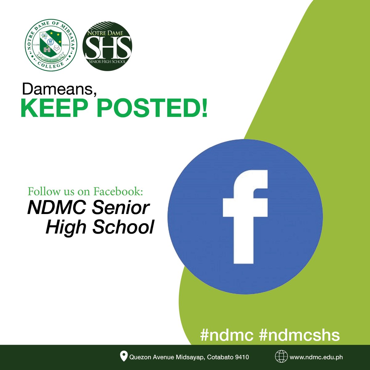 ndmcshs's tweet photo. Due to our current situation brought by the COVID-19 pandemic, we recognize the effect it brought in delivery of quality instruction, more so in the shift of the academic setup. https://t.co/qjI0HNYQsL
