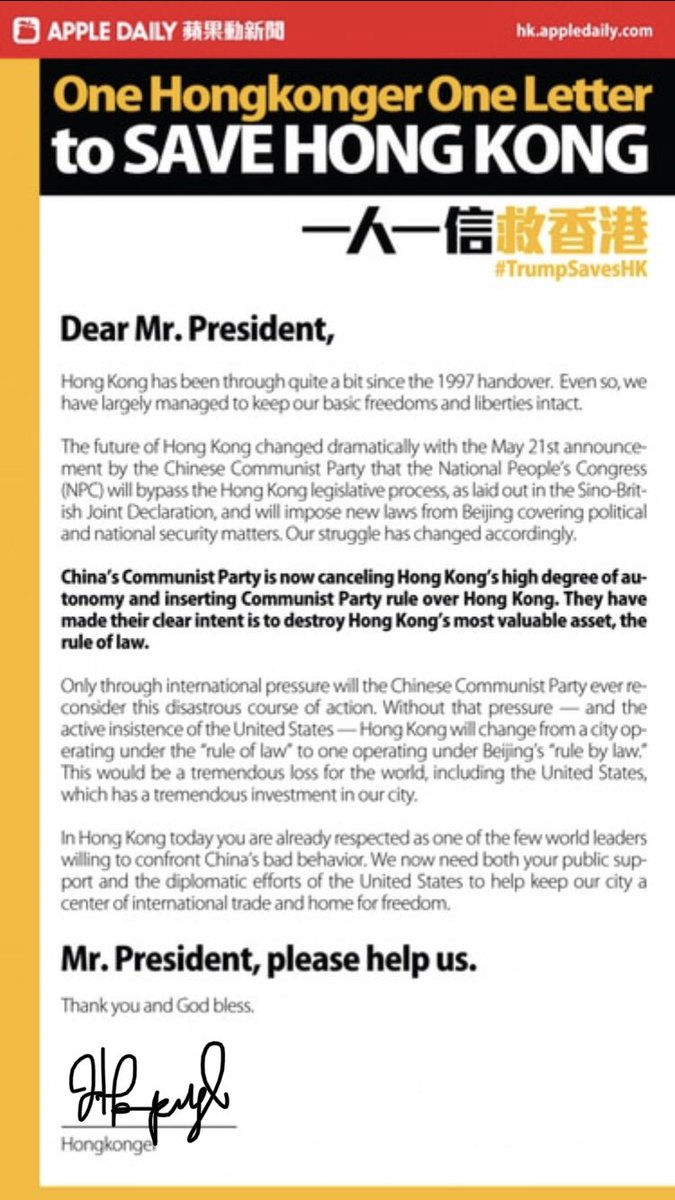 hkpiglet's tweet photo. Save Hong Kong with all actions

Fight for human rights and democracy.
#StandwithHK 
#TrumpSavesHK  @realDonaldTrump 
#FightForFreedom https://t.co/nAOkIsAU3Z