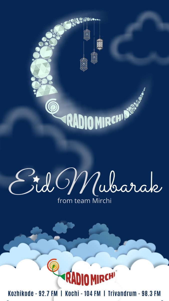 mirchimalayalam's tweet photo. Eid Mubarak to all our lovely listeners ....from Team Mirchi
#EidMubarak #StayHomeStaySafe #Beinghome #Sundaythoughts #sundayvibes https://t.co/4ow0k4Hxwq