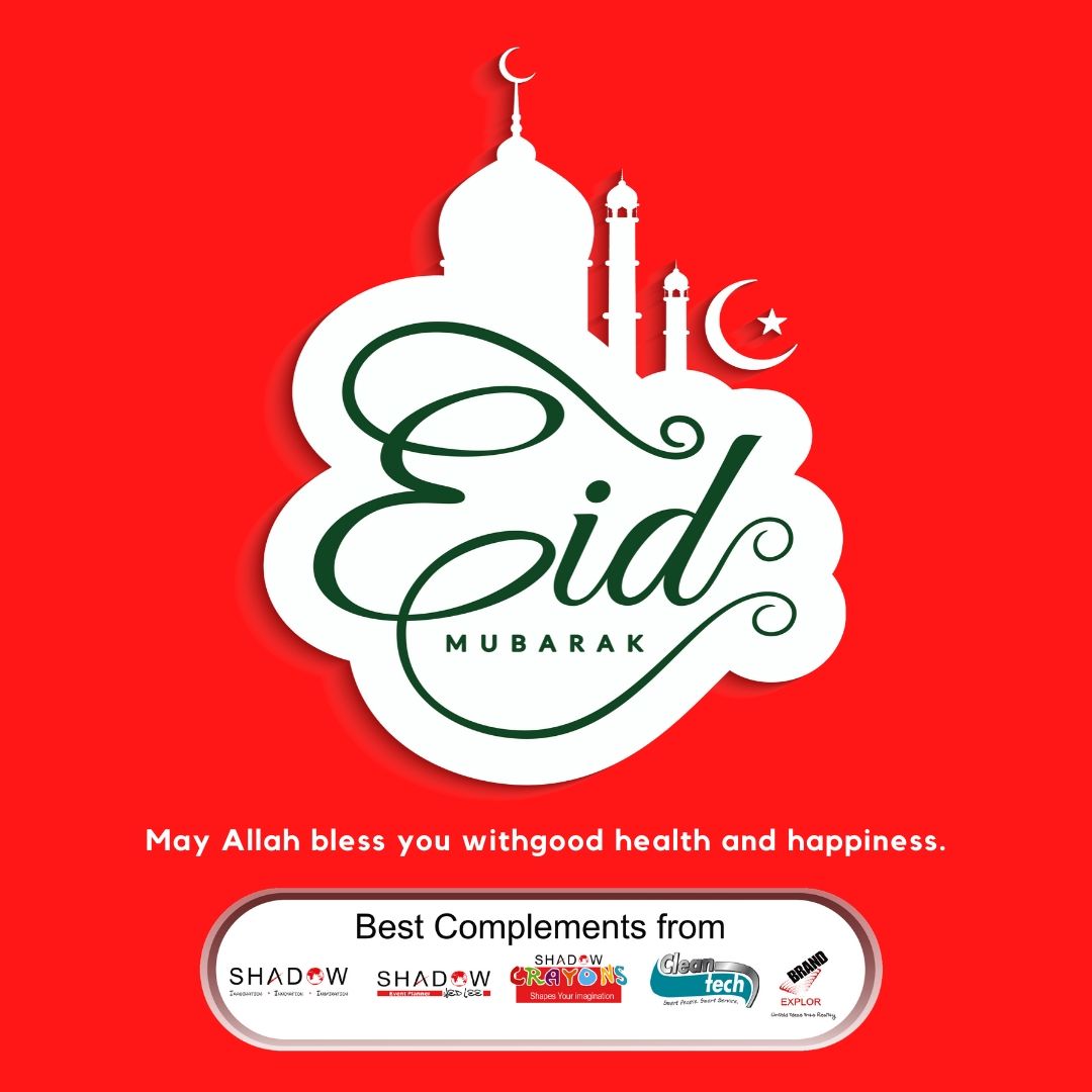 Shadow_Advt_Com's tweet photo. SHADOW family wishes a very Happy #Eid
https://t.co/jfLhKQa9yS
https://t.co/waZLOm2dvq
https://t.co/V1jsZTjUbB
#EidMubarak #EidUlFitr #advertising #eventmanagement #cleaningservice #sanitation #eventplanner #ShadowAdvertising #ShadowWedlee #CleantechService https://t.co/MKdrccjNJF