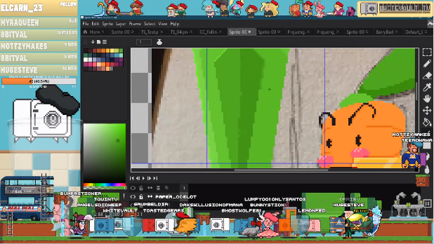 ChoyaSoft's tweet photo. Do you like Game Dev? Do you like Pixel Art? If so, @White_vault got your back!
#TwitchStreamer #WhiteVaultStudio #PixelArt #CaptainCarrot #Aseprite #PixelGameMaker #IndieDev #Platformer #100DaysOfCode #LearningGameDev #LearningPixelArt #LiveDeveloping https://t.co/D6owdiHXlo