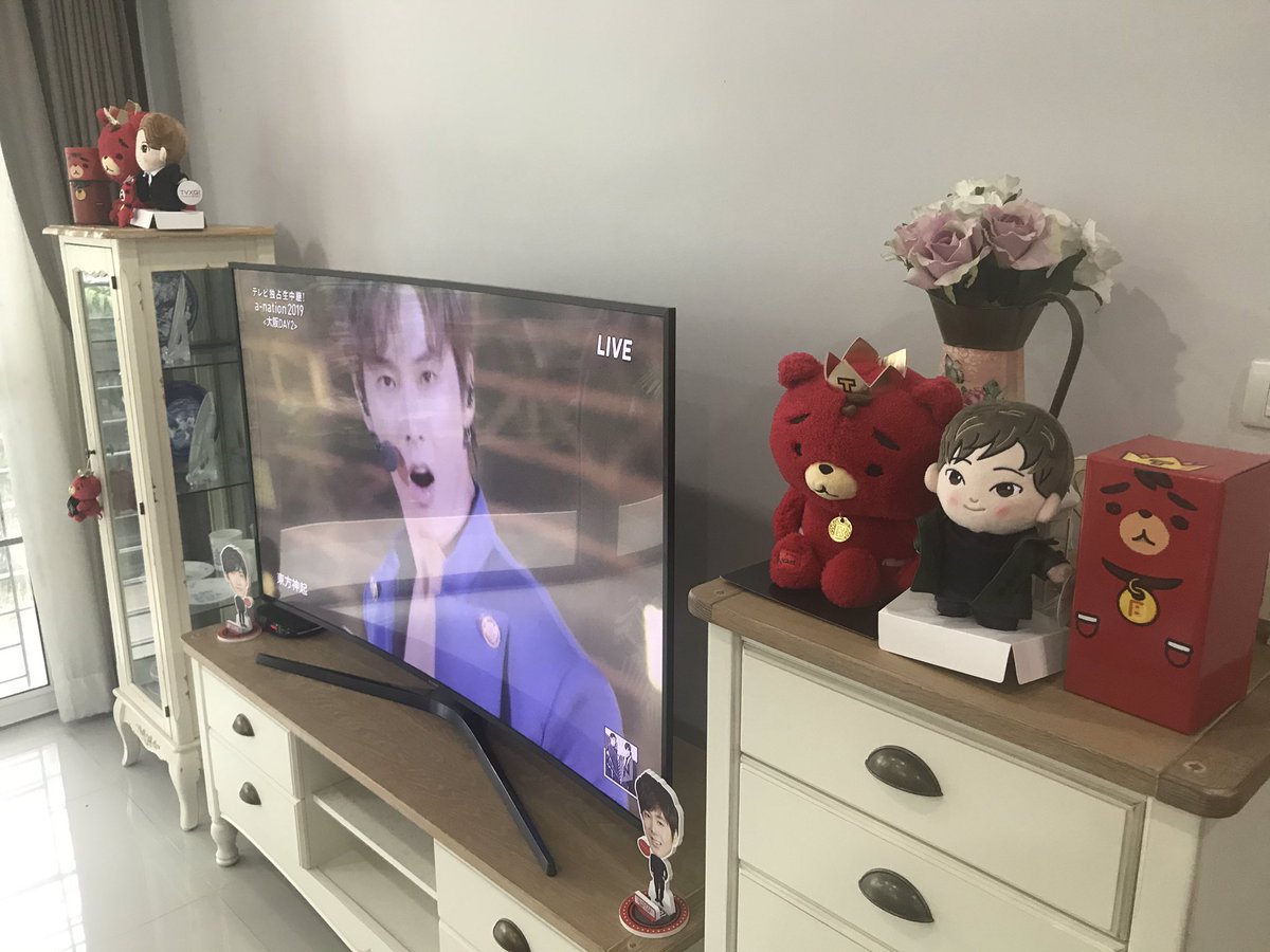 JumTheMicky's tweet photo. พร้อมค่ะ 5555 จัดอย่างไว 
Display TVXQ เสร็จทันพอดี ^^
#TVXQ_BeyondLIVE
#TVXQ #Yunho #Changmin
#beyondT https://t.co/AhW1YDyStB