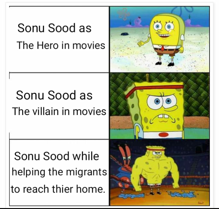iammoonshaker's tweet photo. The only superhero we need❤

#SonuSood #SonuSood_A_Real_Hero 
#helpingmigrants
#HelpingHands https://t.co/ZiSUhOhfsP