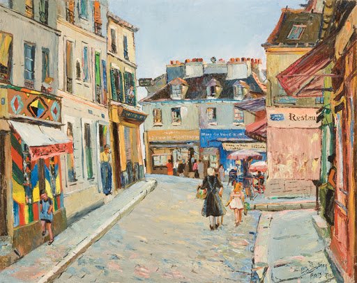 Loïs Mailou Jones 
Rue du Mont-Cenis   Montmartre    Paris